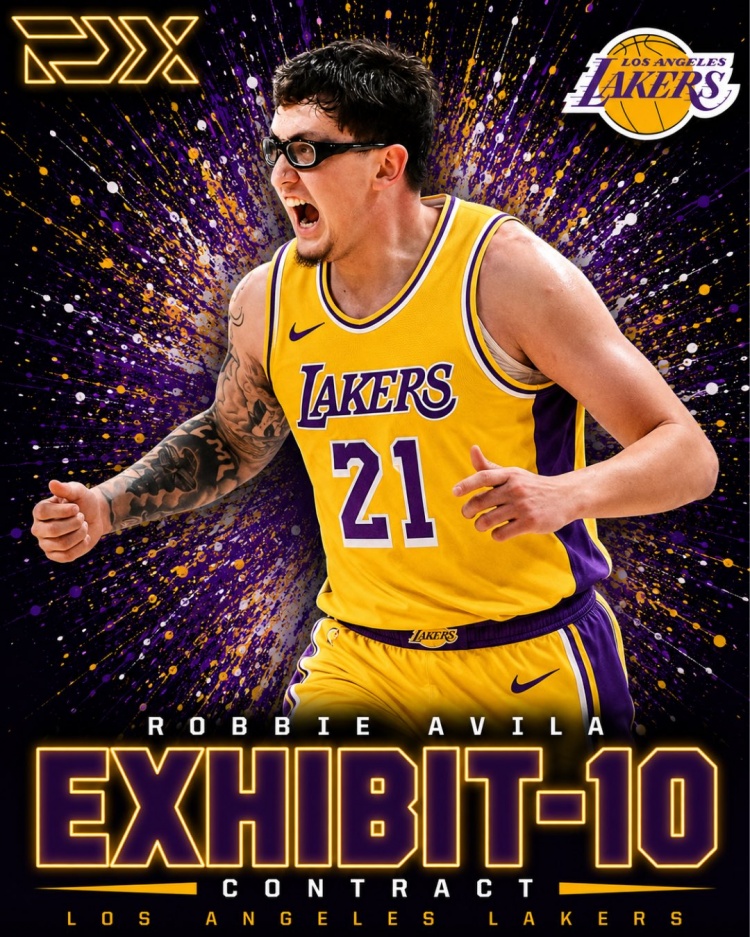 湖人Exhibit-10签下NCAA人气内线阿维拉,外号“奶油贾巴尔”