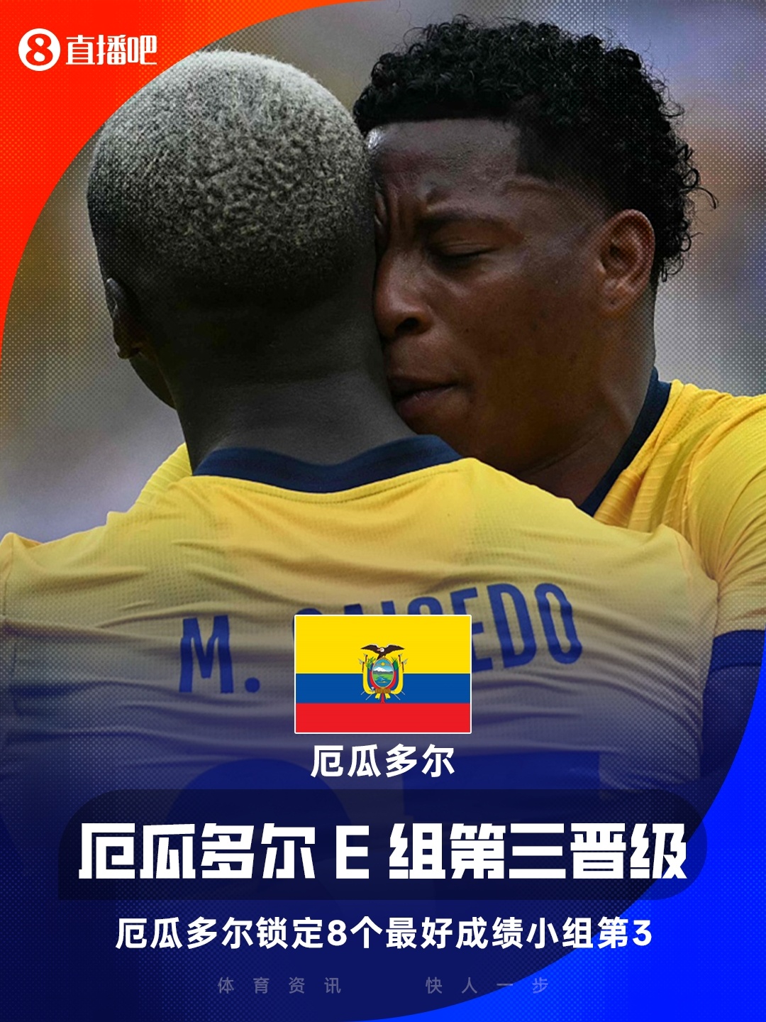 E组乱战:厄瓜多尔2-1逆转德国出线,科特迪瓦创历史首进32强 E组乱战:厄瓜多尔2-1逆转德国出线,科特迪瓦创历史首进32强