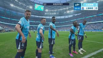 申花4-1逆转大连英博终结7轮不胜 阿苏埃传射造点拉唐双响
