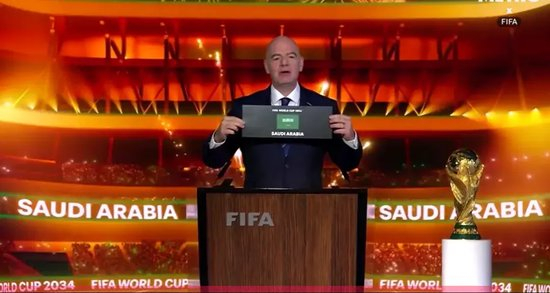 3万亿美元砸向2034世界杯:沙特包揽未来十年半数顶级赛事 3万亿美元砸向2034世界杯:沙特包揽未来十年半数顶级赛事
