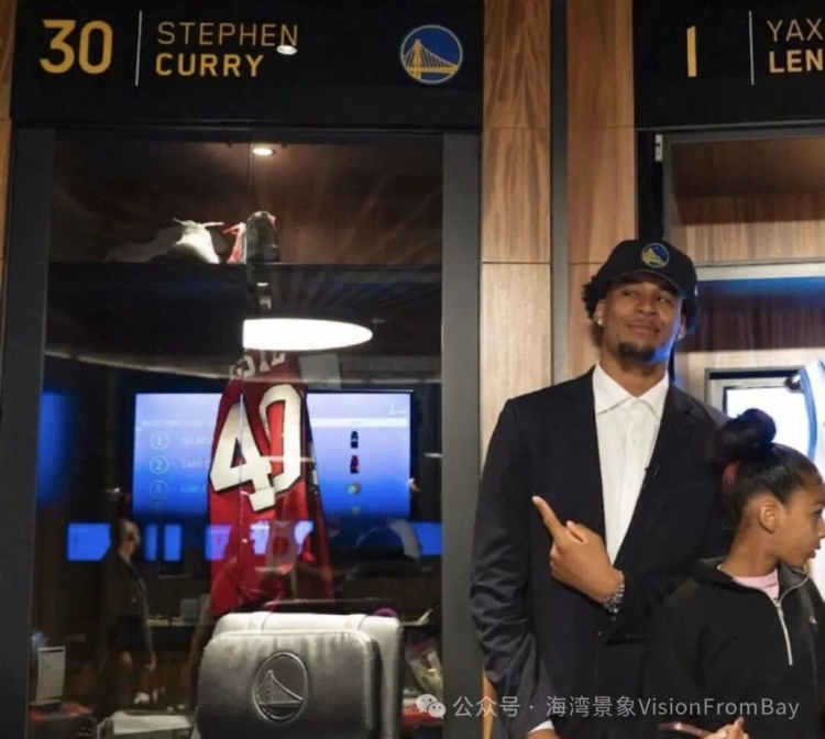 化疗母亲场边见证,伦德伯格披上勇士1号 化疗母亲场边见证,伦德伯格披上勇士1号